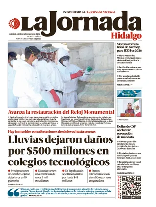 La Jornada Hidalgo | 12 de noviembre de 2025