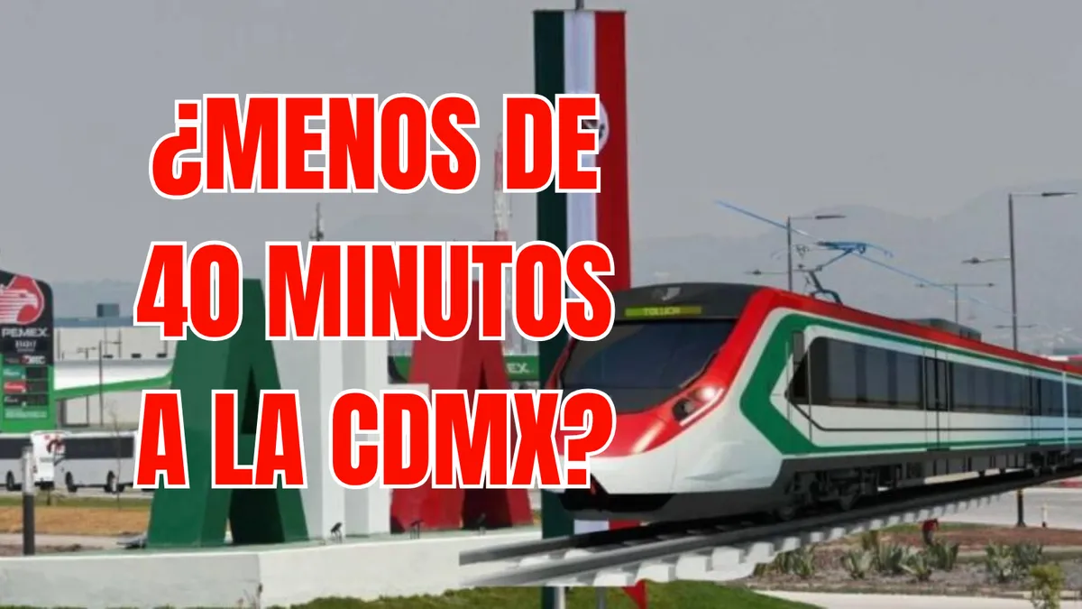 Tren eléctrico AIFA-Pachuca tardará menos de 40 minutos a la CDMX