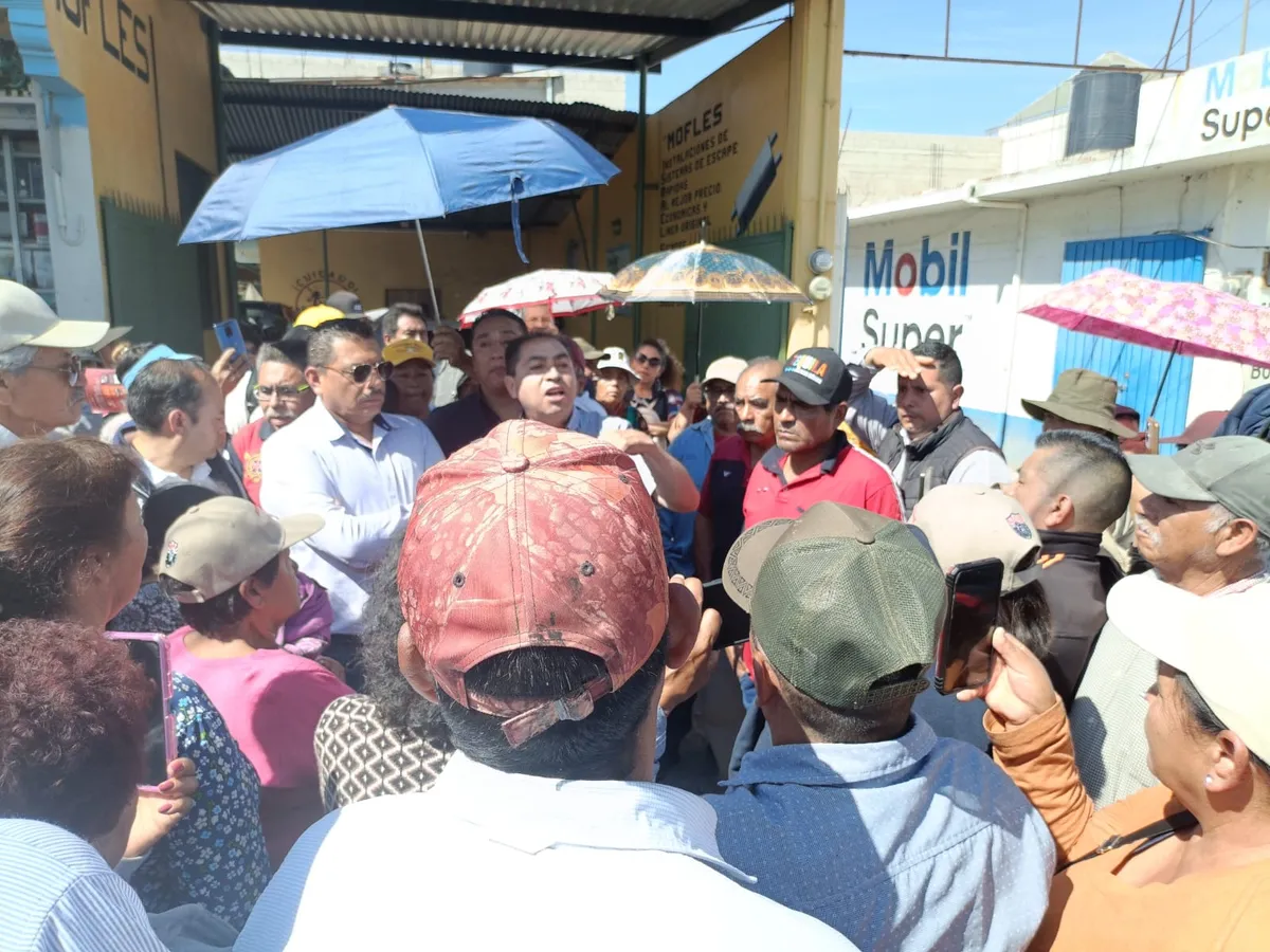 ANUEE protesta en la FGR de Tula por detención de usuarios en Tepeji del Río