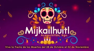 En puerta la fiesta Mijkailhuitl en Acaxochitlán