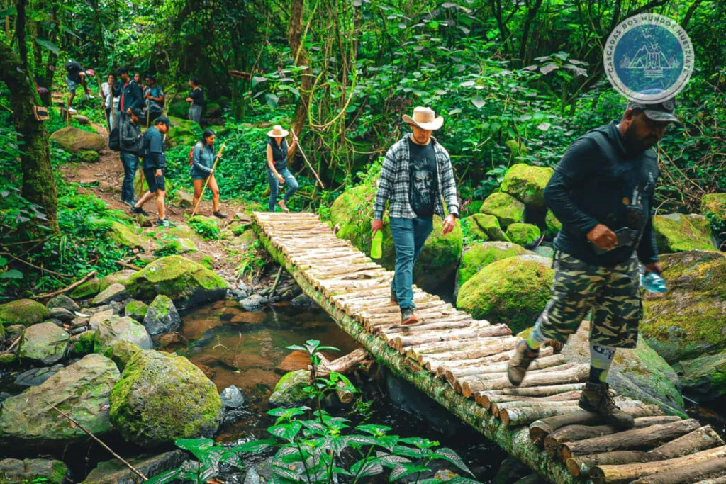 Aventura y naturaleza te esperan en las Cascadas Dos Mundos