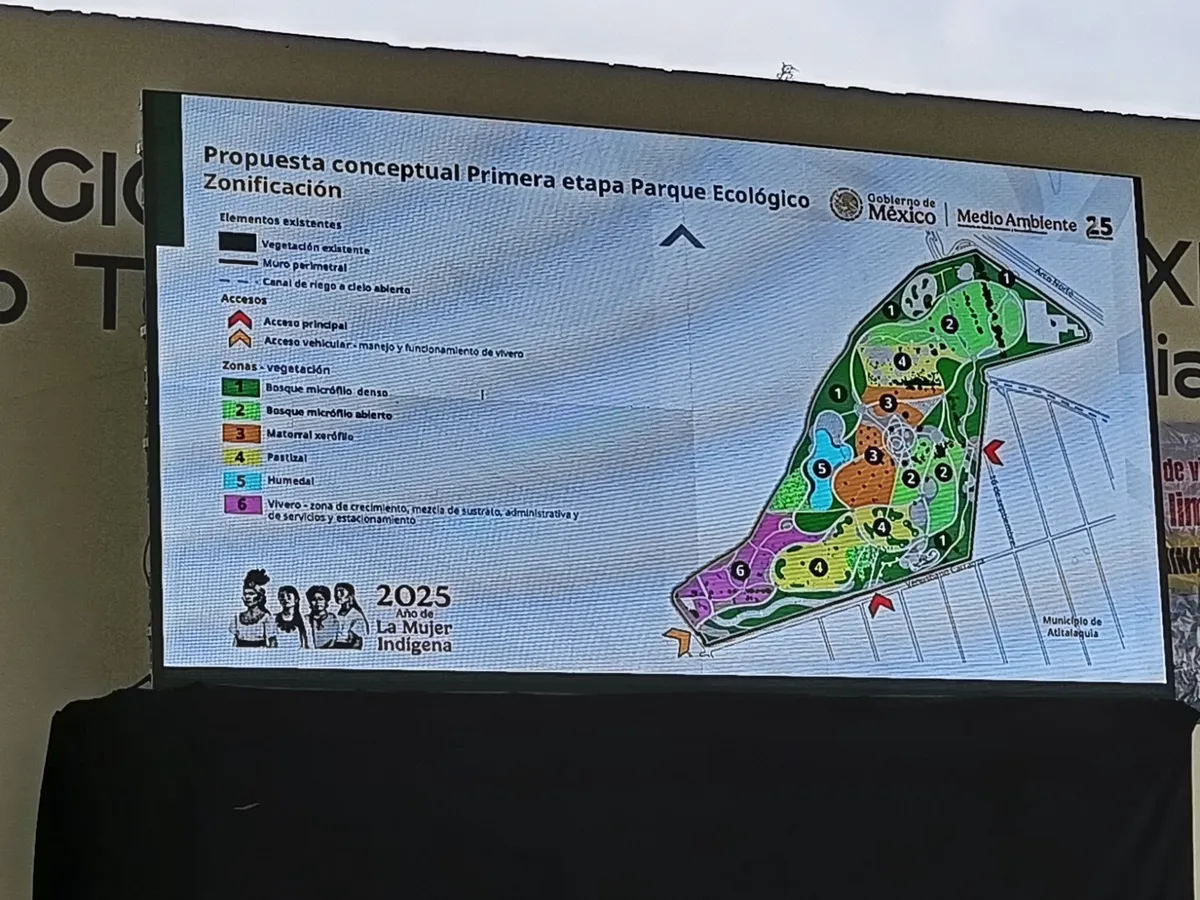 Construirán Parque Ecológico de 140 hectáreas en terrenos de la exrefinería Bicentenario en Tula