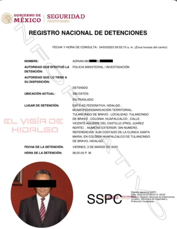Detienen a exdirector de ICSa acusado de violación y violencia familiar