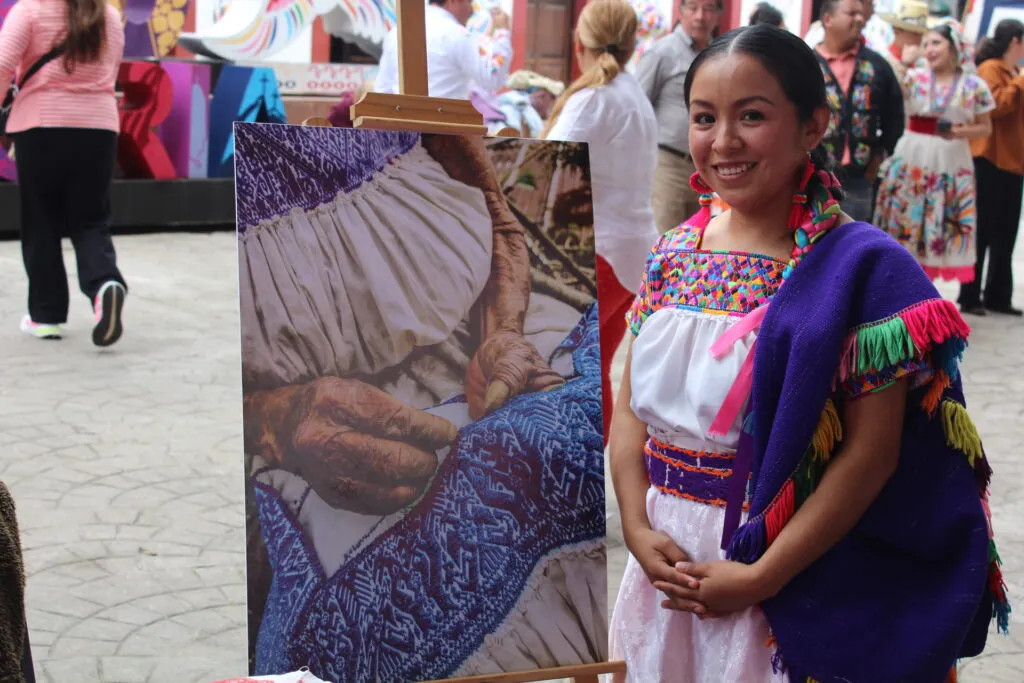 El bordado “pepenado”, una técnica ancestral que lucha por no desaparecer en Tenango de Doria