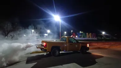 Fumigación en comunidades ribereñas de la presa Endhó