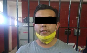 Detienen a sujeto en Ecatepec por no portar cubrebocas