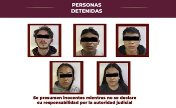 ! Cateo deja 5 detenidos, 10 armas y presunta metanfetamina