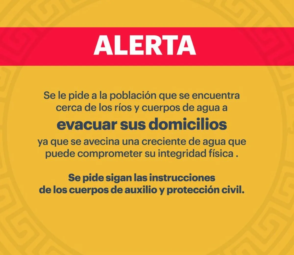 Tula: lanzan alerta máxima