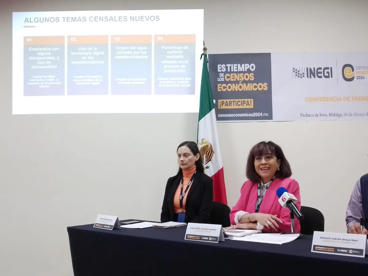 Censos Económicos 2024: Inegi visitará más de 200 mil negocios en Hidalgo