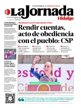 La Jornada Hidalgo | 28 de septiembre de 2026
