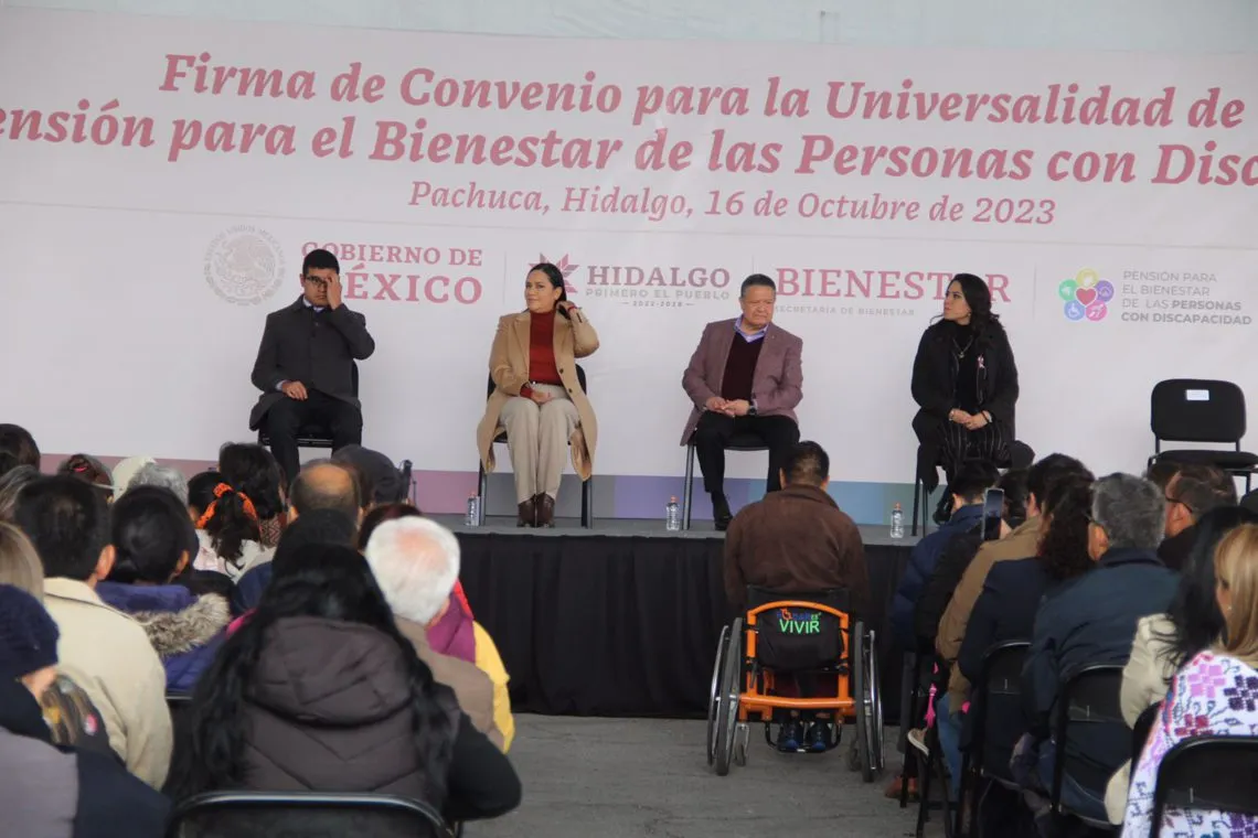Firma convenio Hidalgo con Secretaría del Bienestar federal