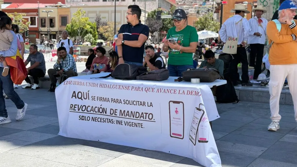 Inicia recolección de firmas para Revocación de Mandato en Hidalgo