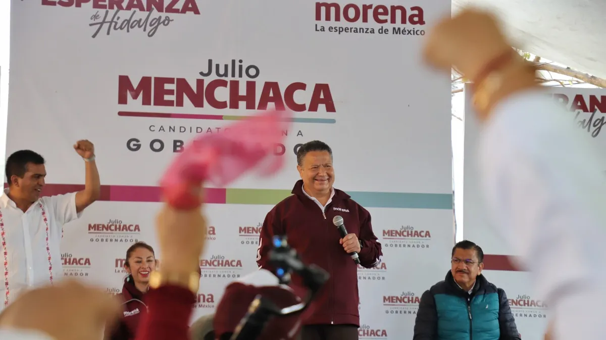 Julio Menchaca asegura que apoyará a los hidalguenses más pobres