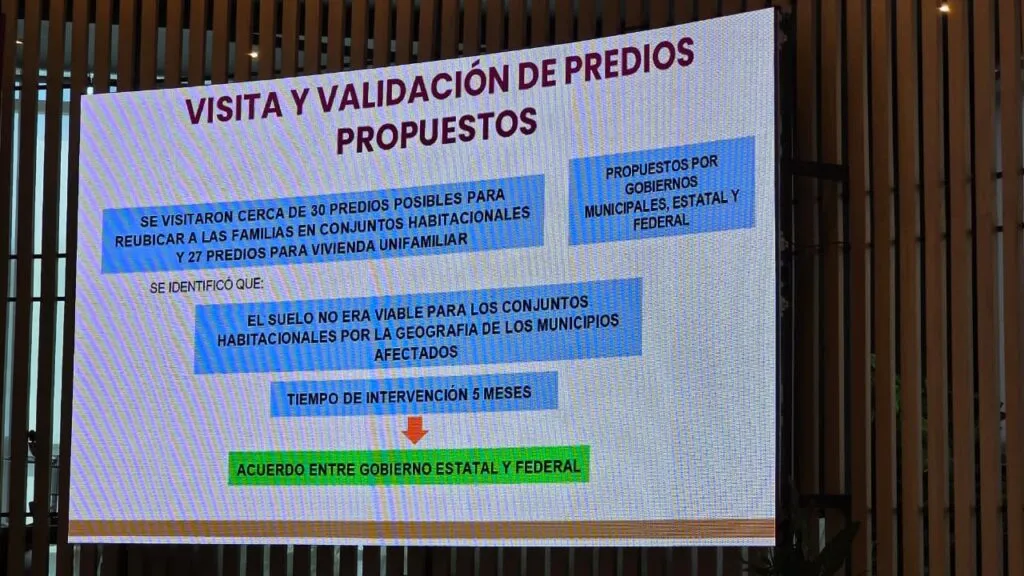 Viviendas para familias afectadas tras la vaguada ya tienen terreno en Hidalgo