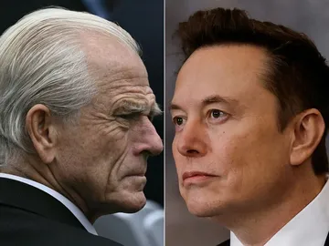 Musk tacha públicamente de “imbécil” a principal asesor comercial de Trump