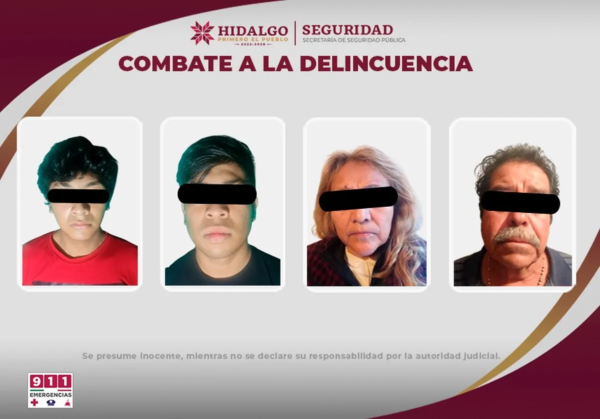 Golpe al narcomenudeo en Tepeji del Río: aseguran más de 5 mil dosis de droga; hay cuatro detenidos