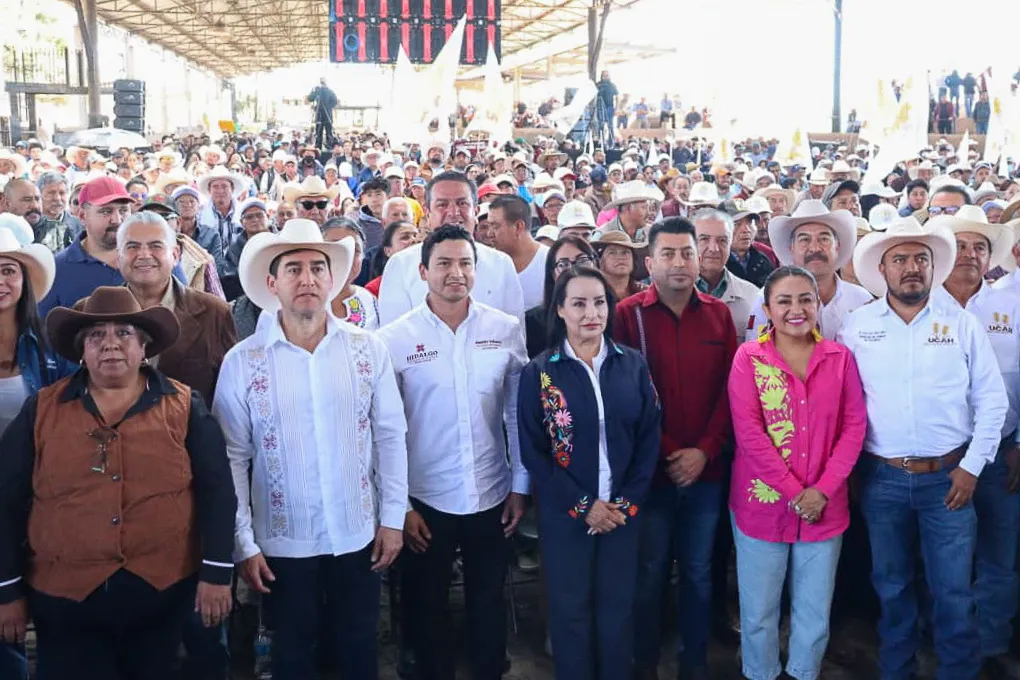 Productores del Altiplano Hidalgo respaldan a Julio Menchaca; suman más de 3 mil 500 cebaderos