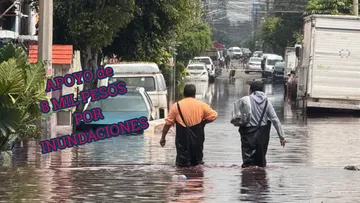 Habitantes afectados por las lluvias recibirán 8 mil pesos de la Secretaría del Bienestar tras el censo.