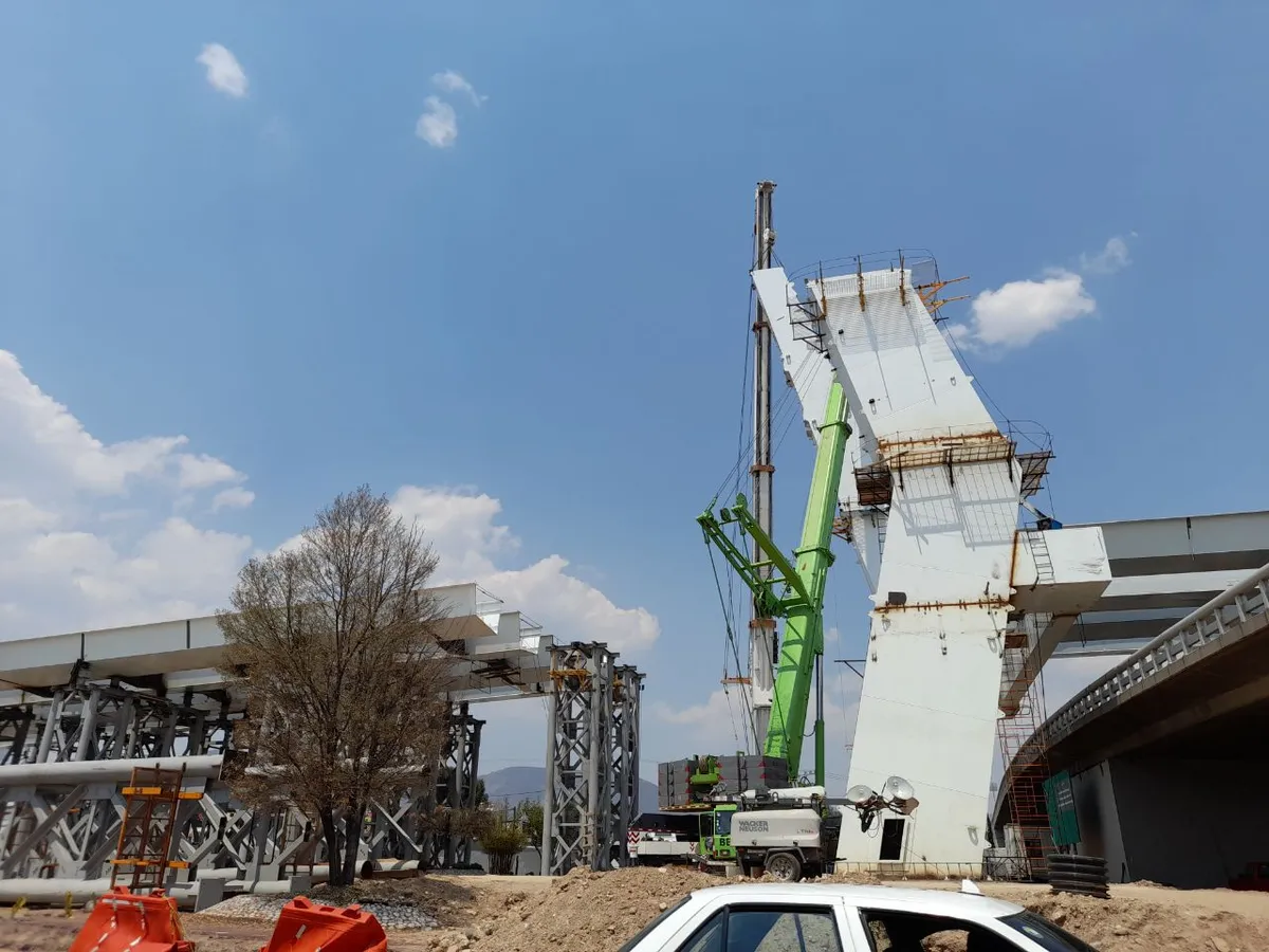 Reabren distribuidor vial Miguel Hidalgo con reducción de carriles