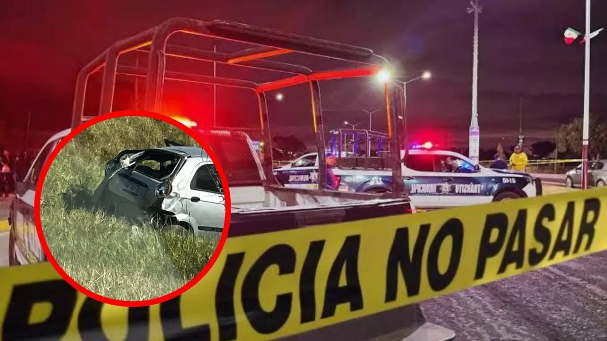 Accidente en carretera México-Laredo, en El Arenal