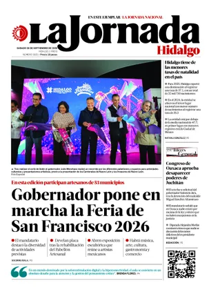 La Jornada Hidalgo | 26 de septiembre de 2026