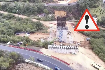 Anuncian cierres en la Carretera Pachuca-Huejutla por obras de construcción