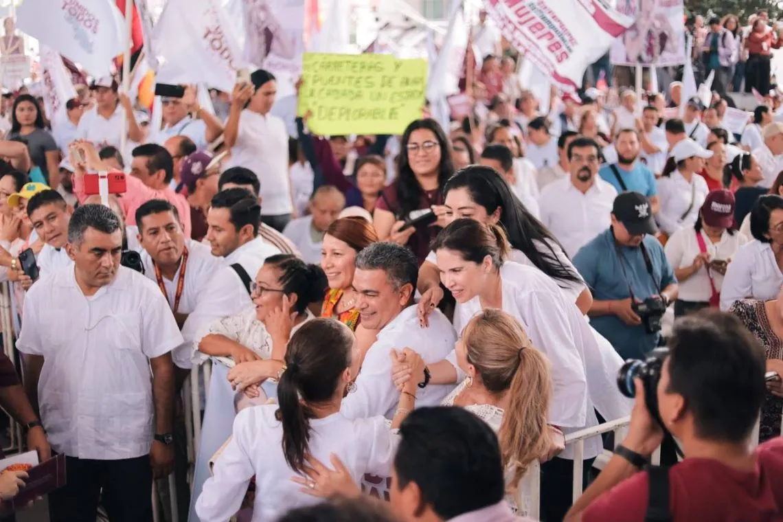 Claudia Sheinbaum resalta la defensa de la 4T en evento de precampaña