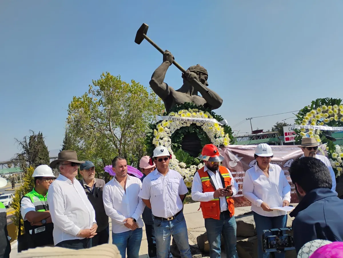 Marcha de Mineros de Pachuca y Zimapán