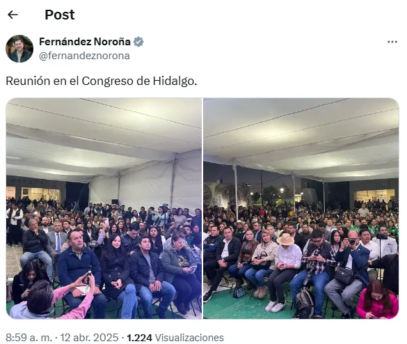 Noroña encabeza evento “Democratización de elección al nuevo Poder Judicial”