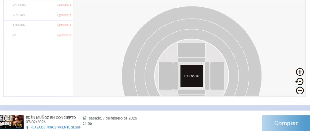 Edén Muñoz en Pachuca: ¿aún hay boletos para su concierto este sábado en la Plaza de Toros?