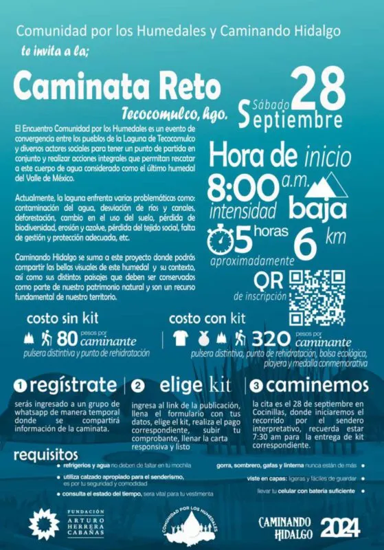 Invitan a participar en la Caminata “Reto Tecocomulco”