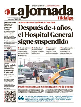 La Jornada Hidalgo | 21 de enero de 2026