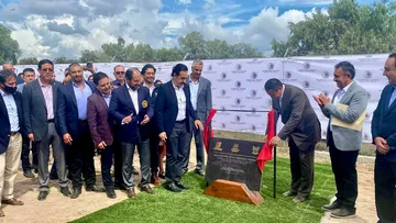 Omar Fayad coloca primera piedra de desarrollo turístico en Epazoyucan