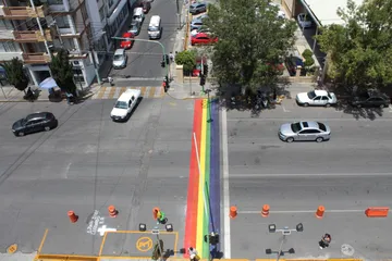 Mes del Orgullo LGBT+: Gobierno de Hidalgo pinta pasos peatonales
