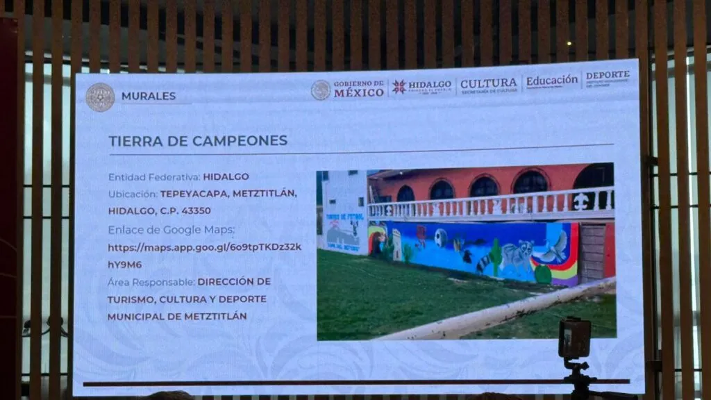 El Mundial también se vivirá fuera de los estadios: así serán los murales que se realizarán en Hidalgo