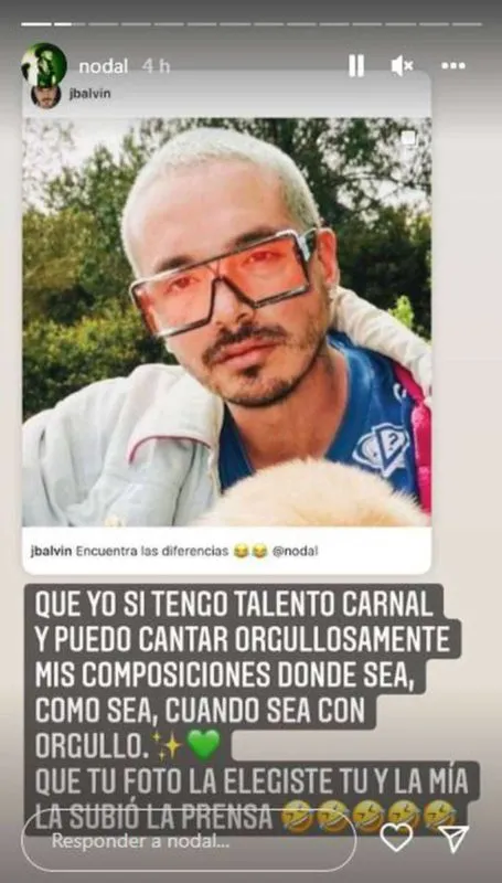¿Qué dijo J Balvin de Nodal? Así empezó el pleito