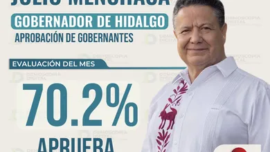 Julio Menchaca entre los gobernadores mejor evaluados de México tras apoyo a damnificados por lluvias