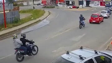 Ataque armado contra motociclista
