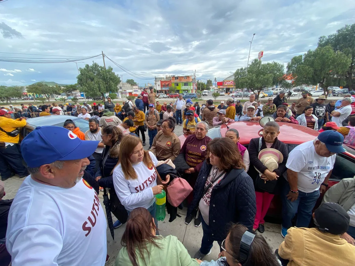 Entre gritos y consignas, el SUTSMP defiende a su líder en medio de acusaciones graves