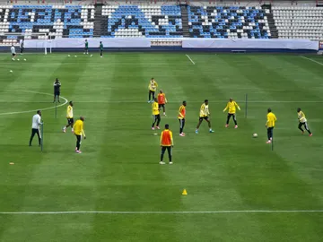 Entrenamiento de Sudáfrica en Pachuca