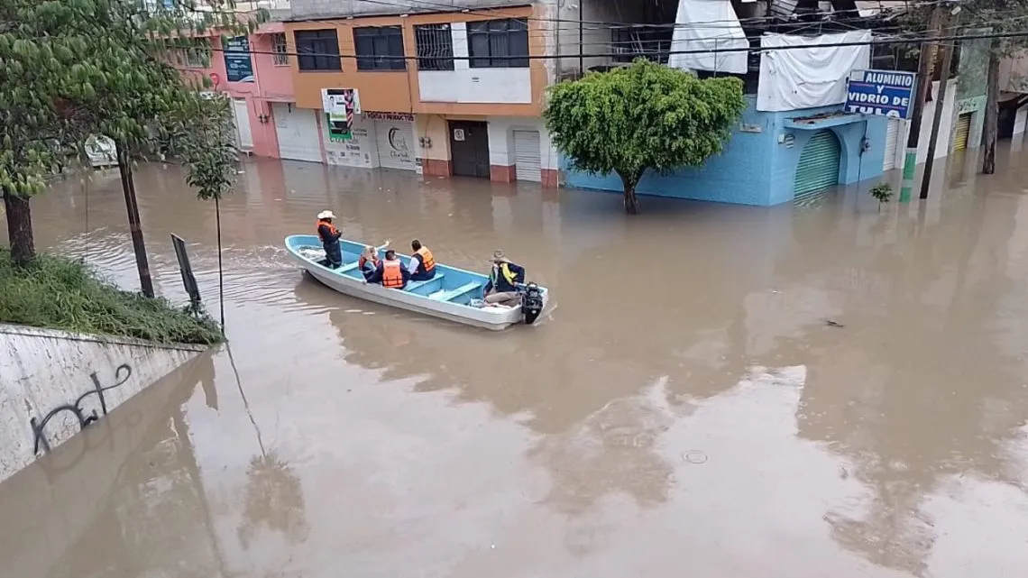 Conagua presenta plan de emergencia por inundación del Río Tula
