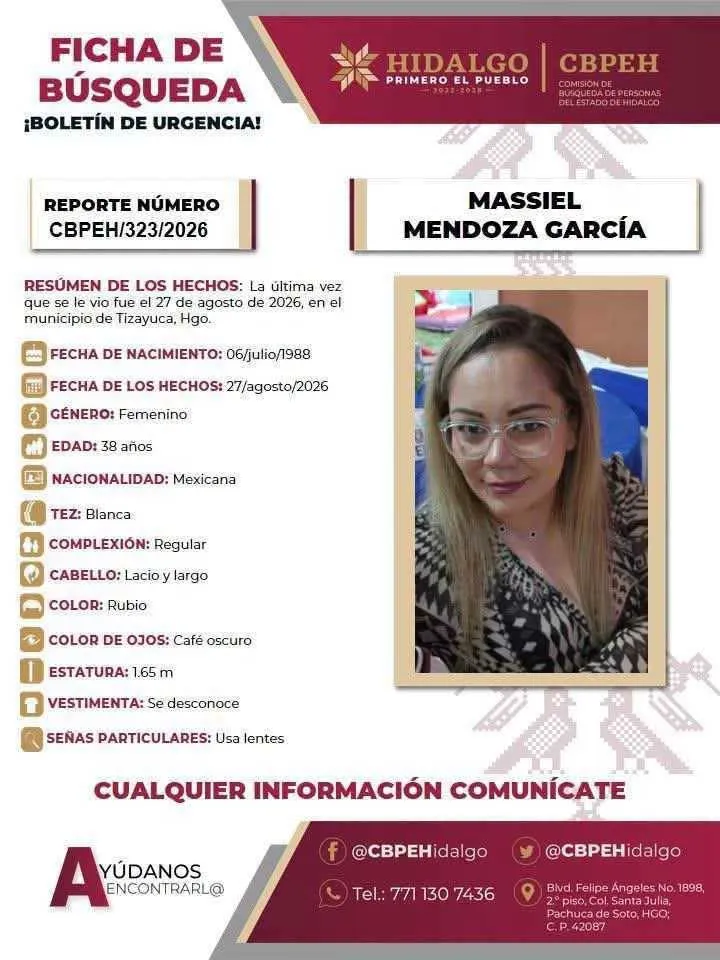 Intensifican búsqueda de familia desaparecida en Tizayuca; llevan 10 días sin ser localizados