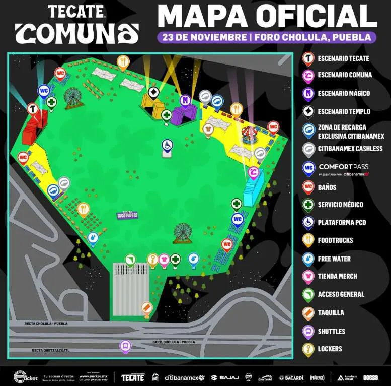 Tecate Comuna 2024: horarios, mapa y todo lo que necesitas saber