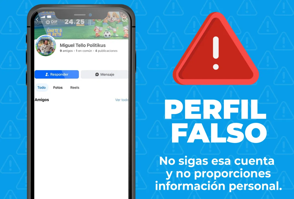 Alertan por perfil falso que suplanta a Miguel Tello y ofrece inversiones