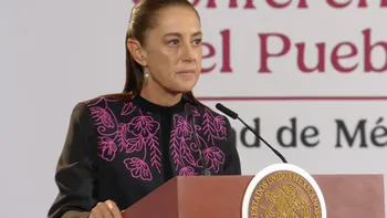 Claudia Sheinbaum durante su conferencia matutina, donde informó sobre el refuerzo de seguridad en Morelos.