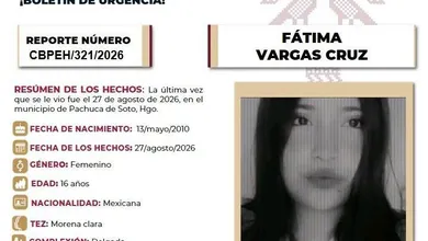 Ficha de búsqueda Fátima Vargas Cruz
