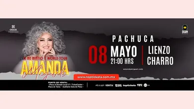 Amanda Miguel cantando en vivo durante su gira 2026.