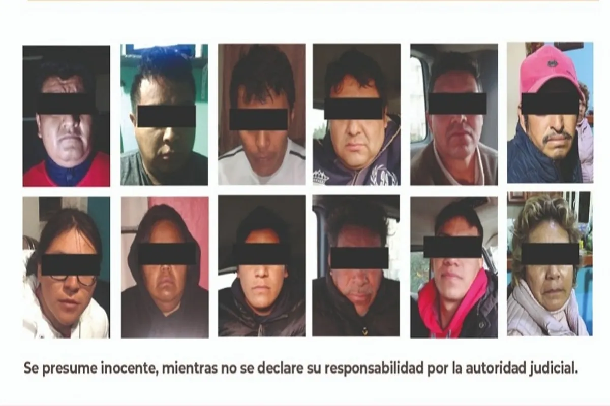 Detienen a 12 presuntos ‘huachicoleros’ en operativo en Tula