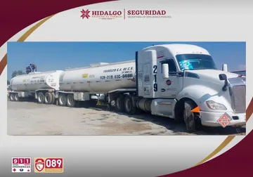 Tractocamión robado
