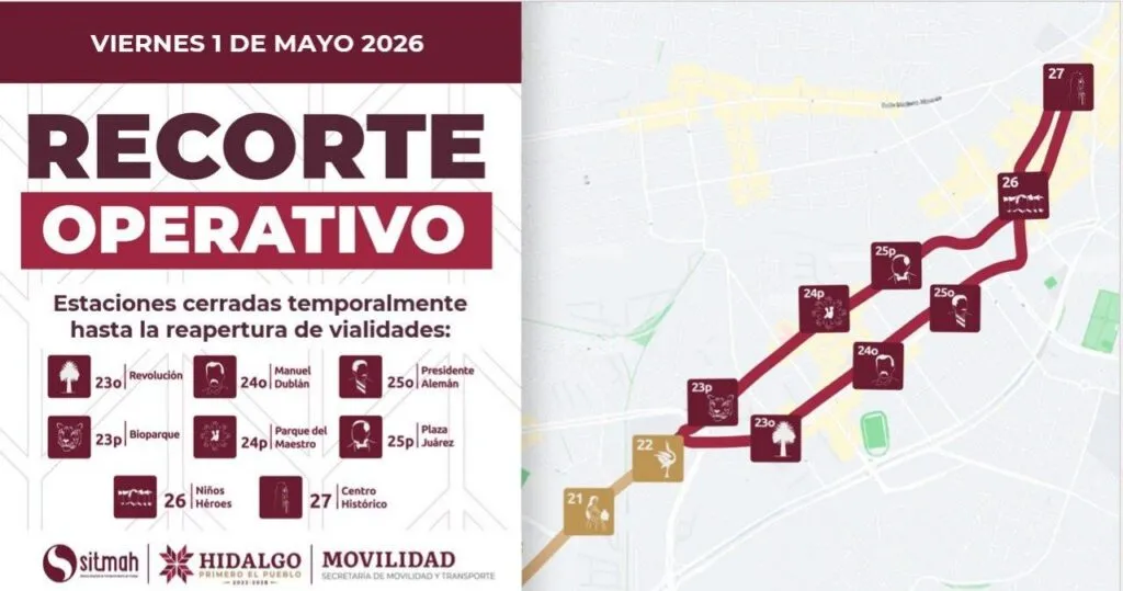 Tuzobús anuncia cierres y desvíos por desfile este 1 de mayo